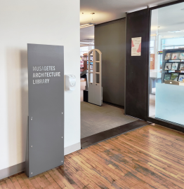 Go to University of Waterloo. Musagetes Architecture Library