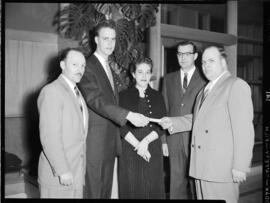 Waterloo College, Cheque Presentation by Union