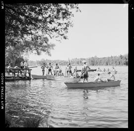 German Boy Scouts at Sunfish Lake