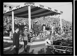Royal Visit, Elizabeth and Philip at Hamilton