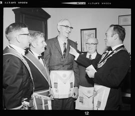 Masonic Temple, Waterloo, 50 Year Pins