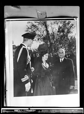 Royal Visit, Elizabeth and Philip at Hamilton