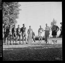 German Boy Scouts at Sunfish Lake