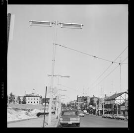 Waterloo, King St., Poles Leaning