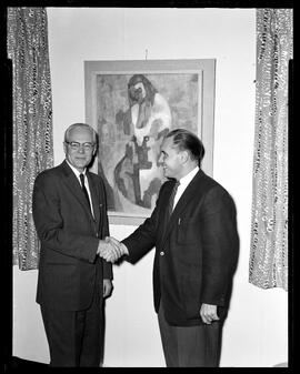 Waterloo University, Presentation to Hagey of Painting