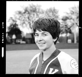 Kitchener Kieswetters, Ladies Softball, Head and Shoulders:  Jeanne Hagey ; Norma Wood ; Marilyn ...