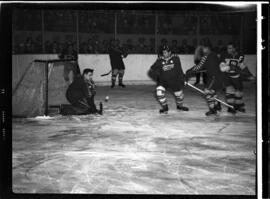 Hockey, Action, Waterloo Siskins