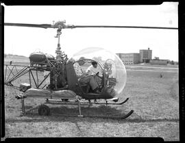 Helicopter Lands at St. Jeromes