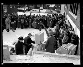 Cornerstone Laying, Calvary, Kellerman, Hall