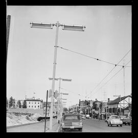 Waterloo, King St., Poles Leaning