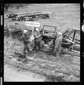 Pioneer Village, Log House Moving