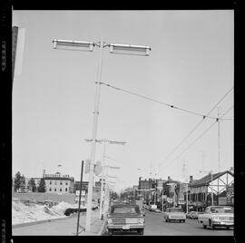 Waterloo, King St., Poles Leaning