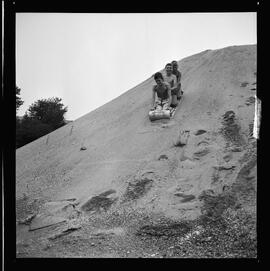 Tobogganing in Sand