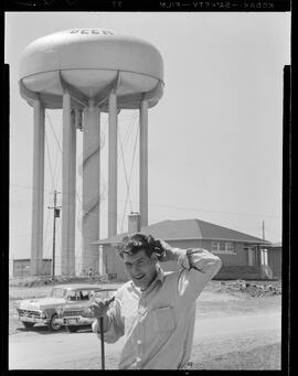 Waterloo Water Tower "Beer" Sign