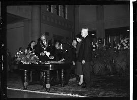 Royal Visit, Elizabeth and Philip at Hamilton