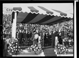 Royal Visit, Elizabeth and Philip at Hamilton